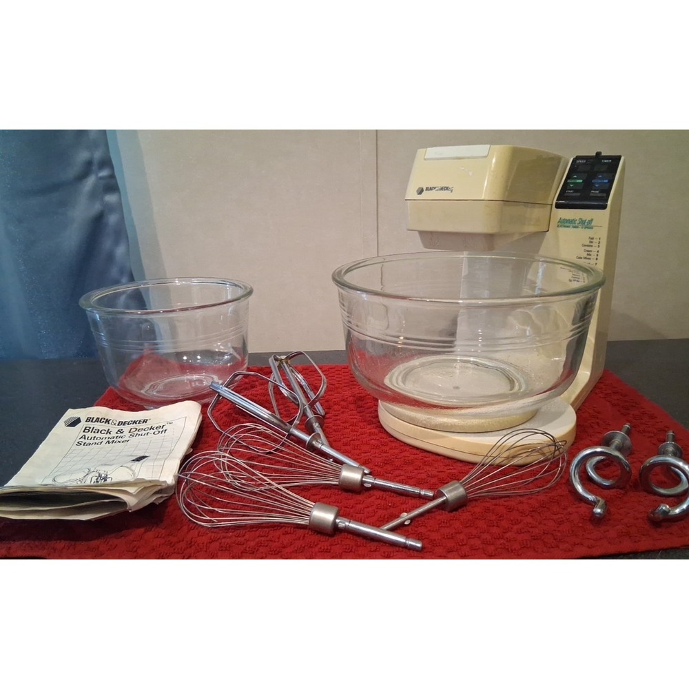 Black & Decker SM-100 Automatic Electronic Timer Shut-Off Mixerβ 12 Speeds Works